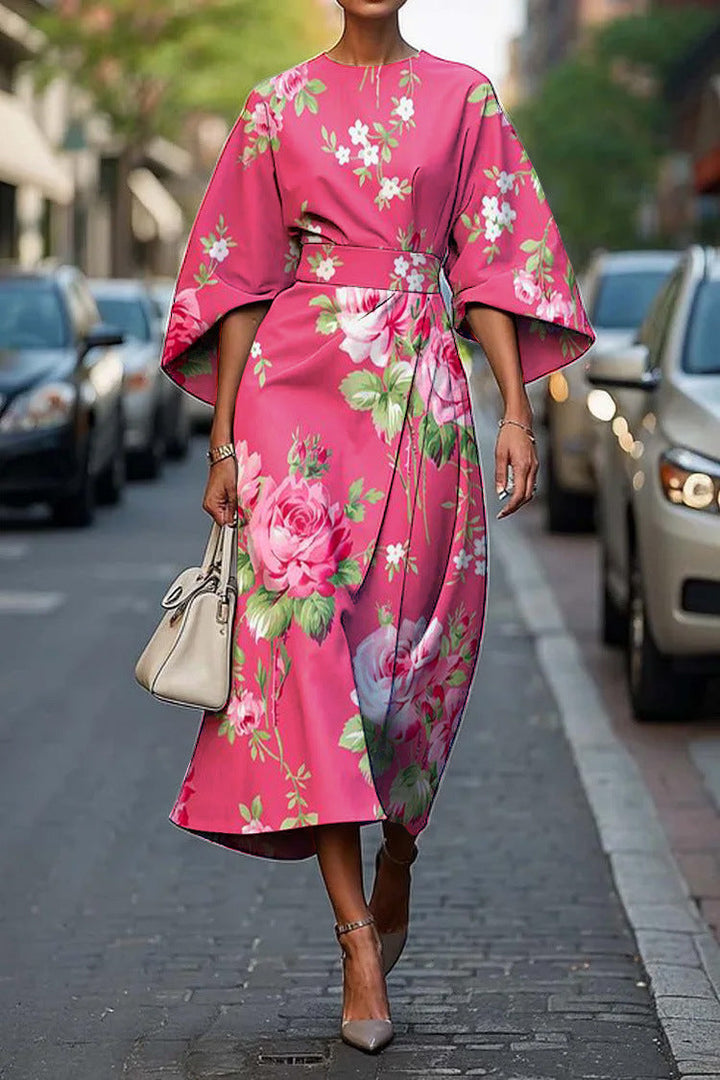 Melody™ - Elegant Dress with Round Neck
