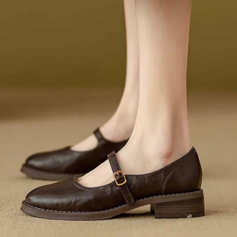 Anne | Classic Comfort Leather Mary Janes