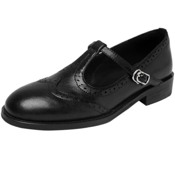 Poppy & Mae™| Elegant T-Strap Mary Janes