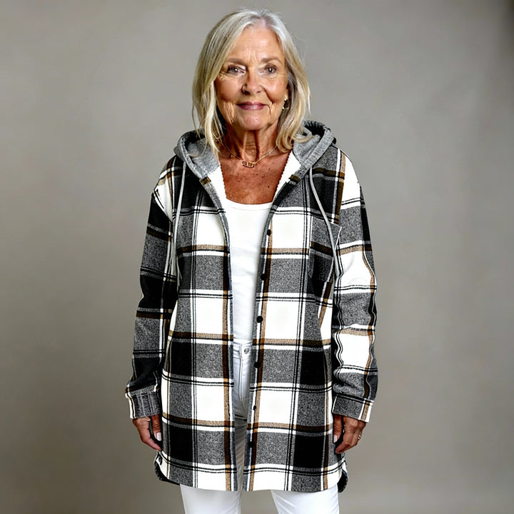 MARTINA | WOMEN'S MESH BUTTON PLACKET JACKET