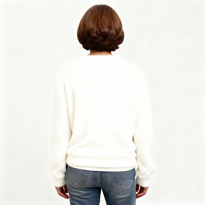 TILLY | CHRISTMAS SOFT CAT ART FLANNEL JUMPER FOR WOMEN