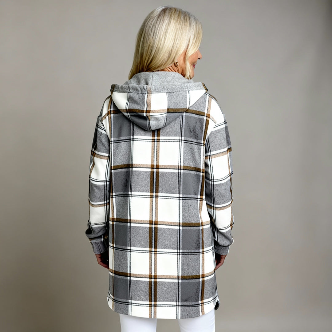 MARTINA | WOMEN'S MESH BUTTON PLACKET JACKET