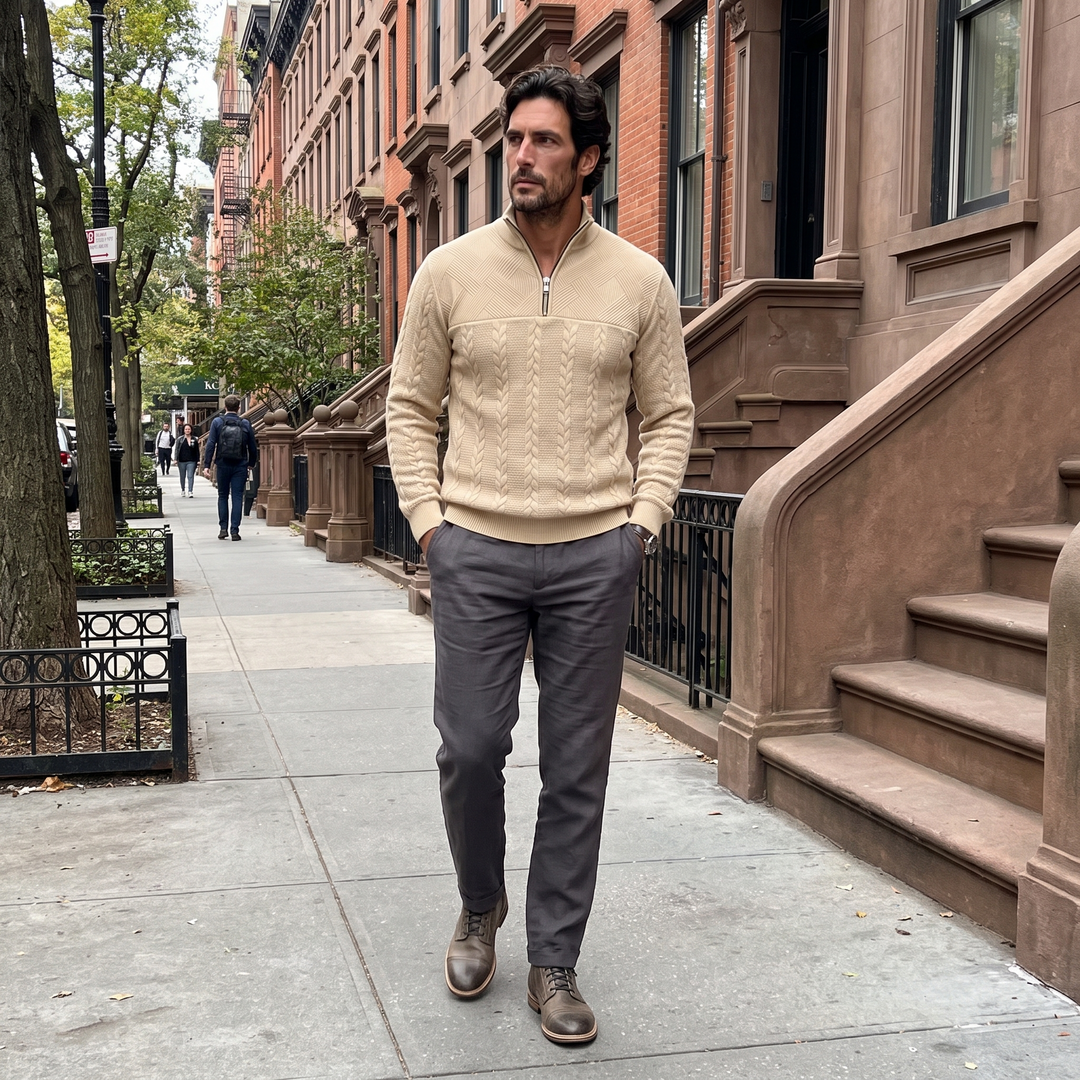 Sawyer™ Quarter-Zip Henley Pullover